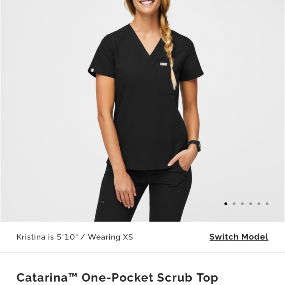 COPY - Figs Black Scrubs